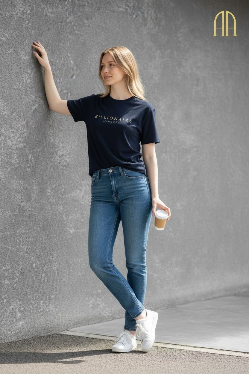 Auraa – Billionaire Mindset Tee For Womens