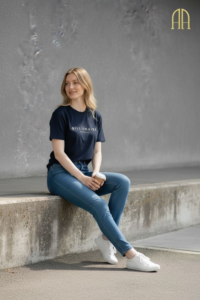 Auraa – Billionaire Mindset Tee For Womens