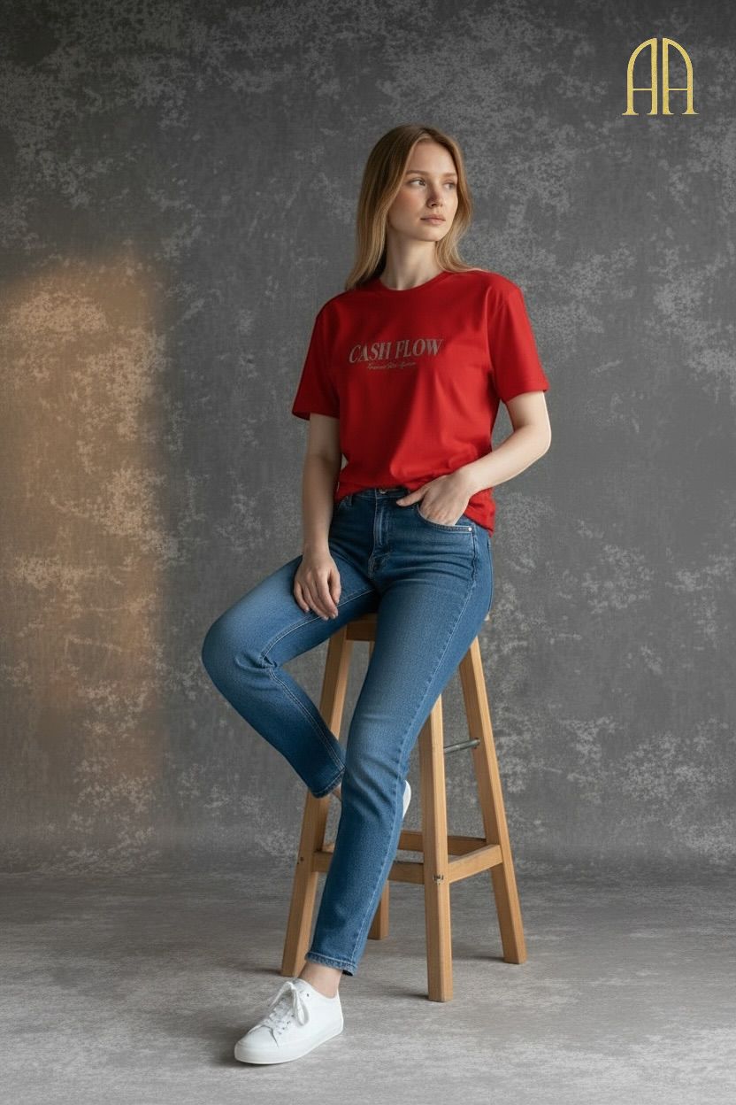 Auraa – Cash Flow Tee For Womens