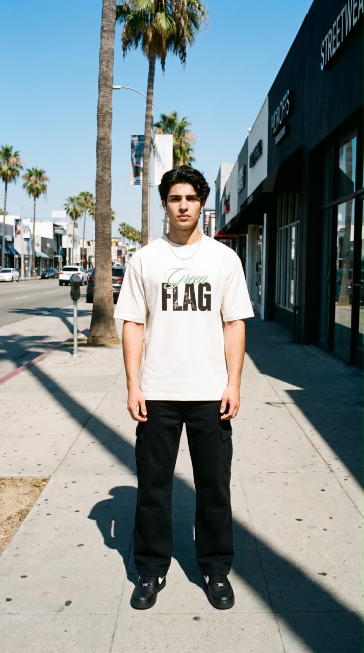 Auraa – Green Flag Tee